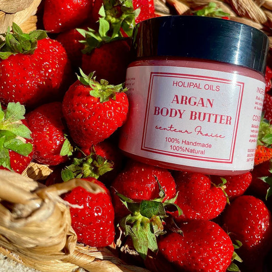 ARGAN BODY BUTTER senteur Fraise